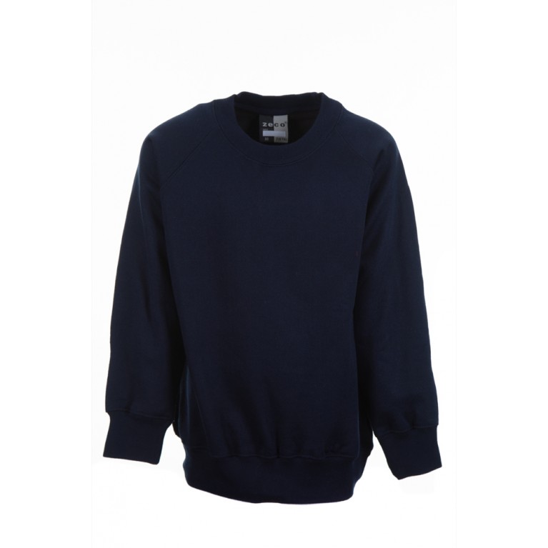 Zeco Plain Navy Sweatshirt 