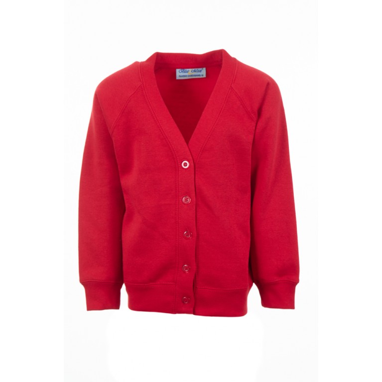 Plain Red Select Cardigan