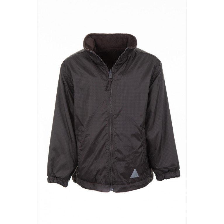 Plain Brown Reversible Showerproof Jacket