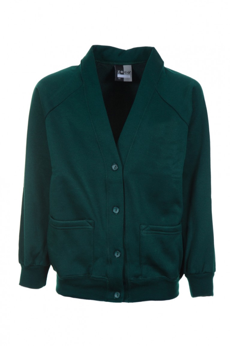 Plain Green Cardigan