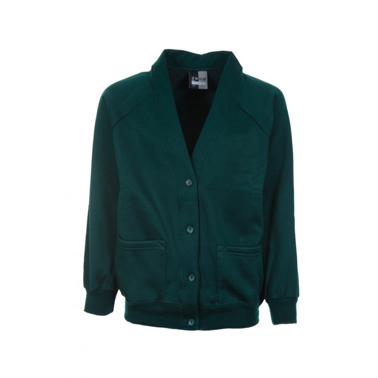 Plain Green Cardigan