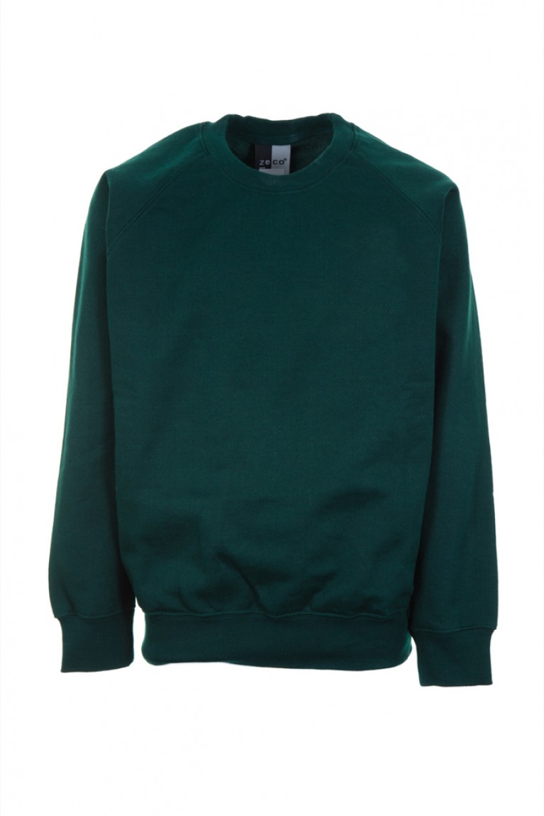 Zeco Plain Green Sweatshirt 