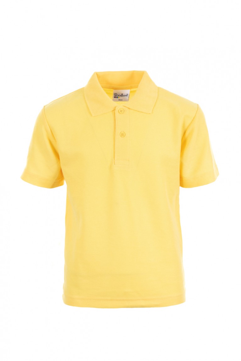 Gold Woodbank P.E Polo Shirt