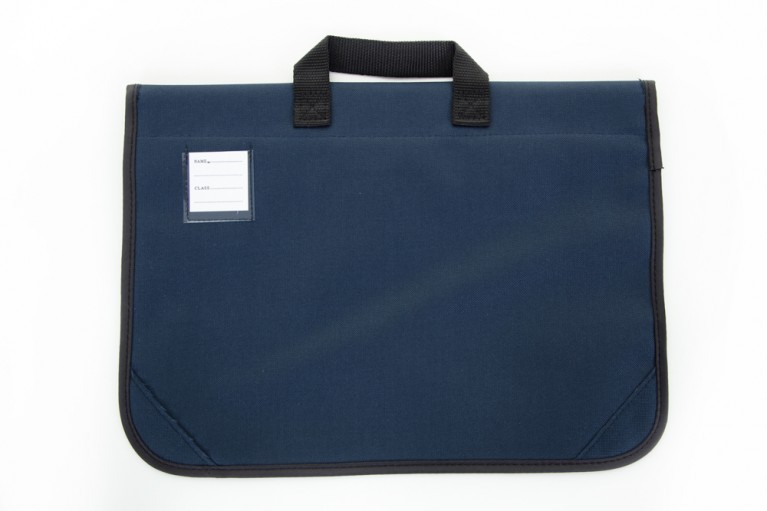 Navy Short Handle Bookbag
