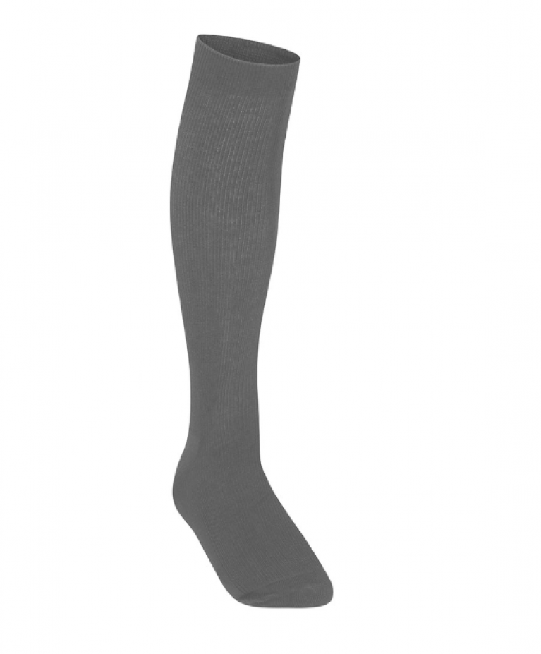 Girls Pack of 3 Grey Knee High Socks 