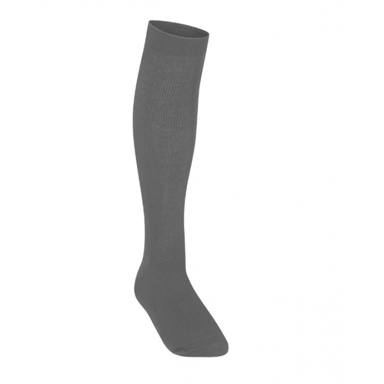 Girls Pack of 3 Grey Knee High Socks 