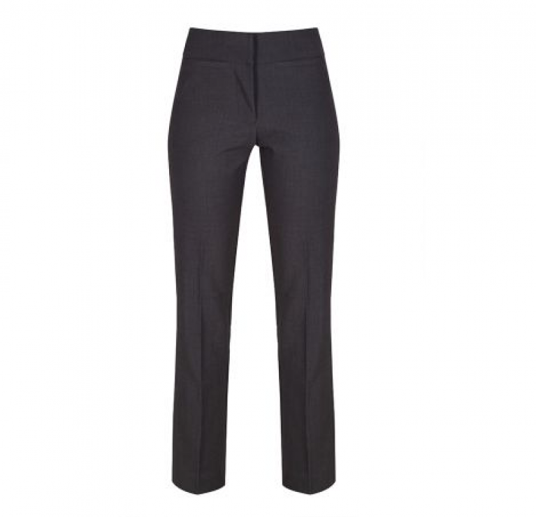 Trutex Senior Girls Twin Pocket Trousers in Harrow Grey