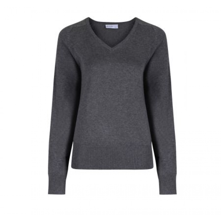 Marl Grey Jumper - Girls Fit