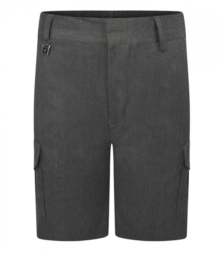 Zeco Boys Cargo Shorts - Grey