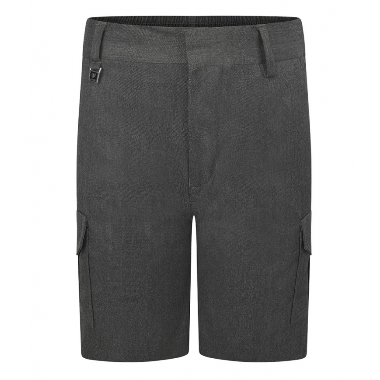 Zeco Boys Cargo Shorts - Grey