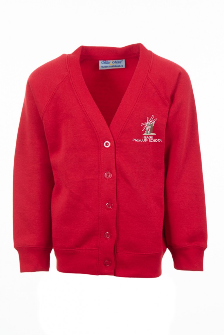 Red 70/30 Cardigan 