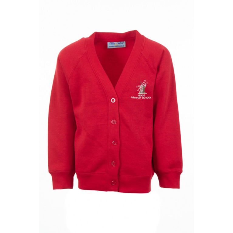 Red 70/30 Cardigan 