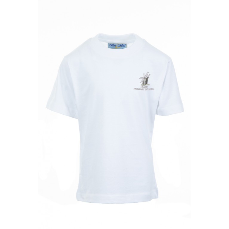 White P.E T-shirt