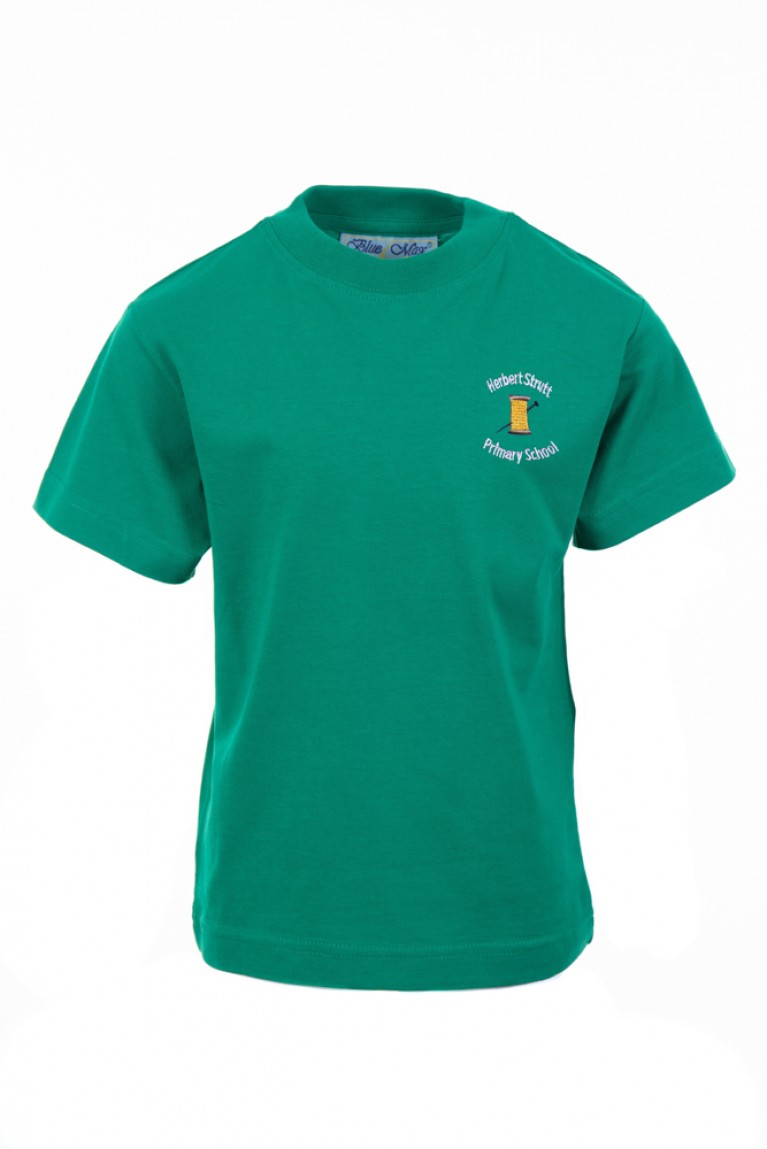 Green P.E T-shirt