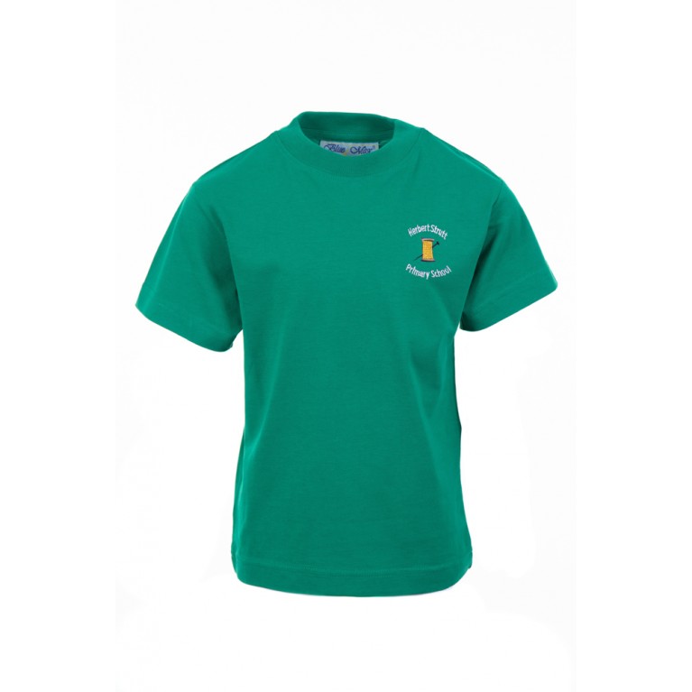 Green P.E T-shirt