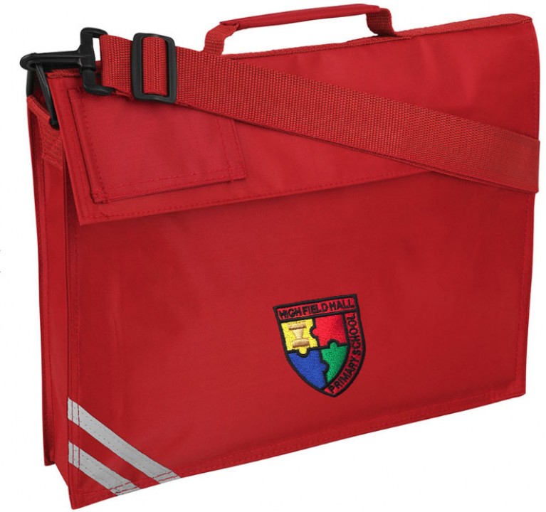 Red Long Handle Bookbag