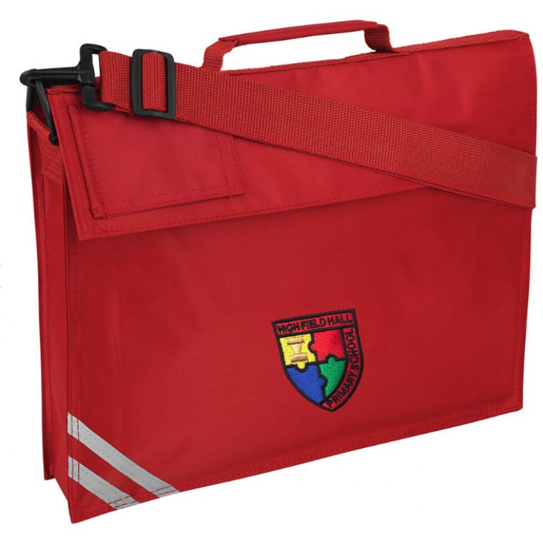 Red Long Handle Bookbag