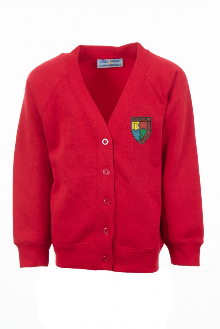 Red 70/30 Cardigan