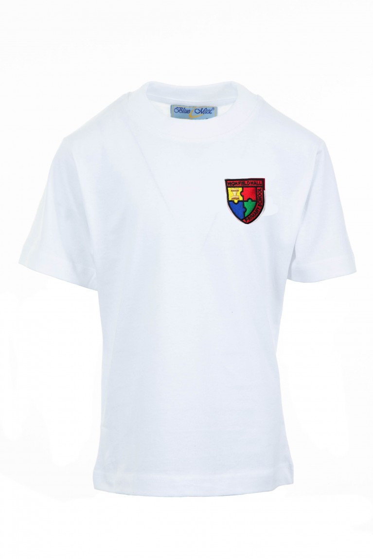 White P.E T-shirt
