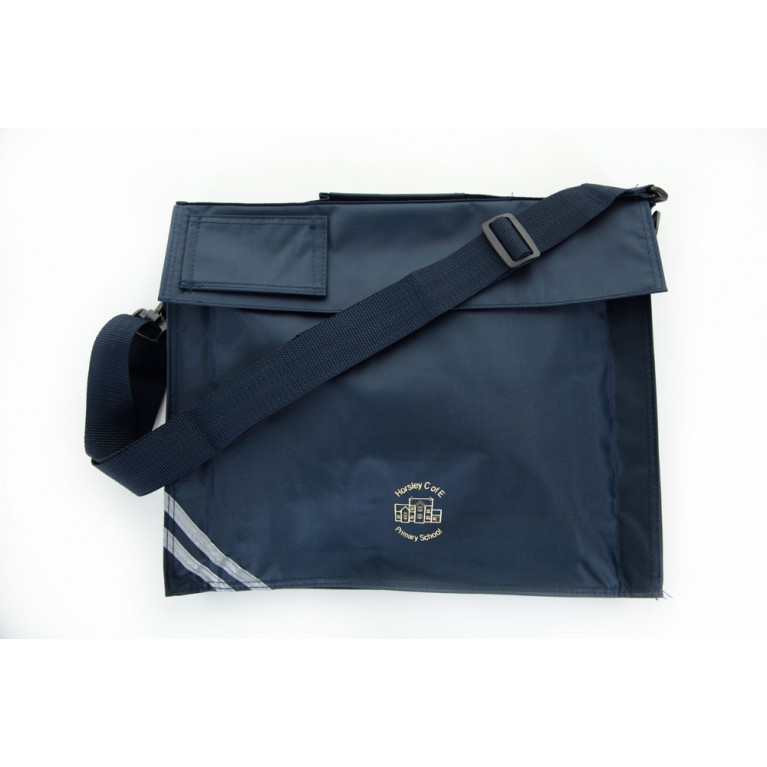 Navy Long Handle Bookbag