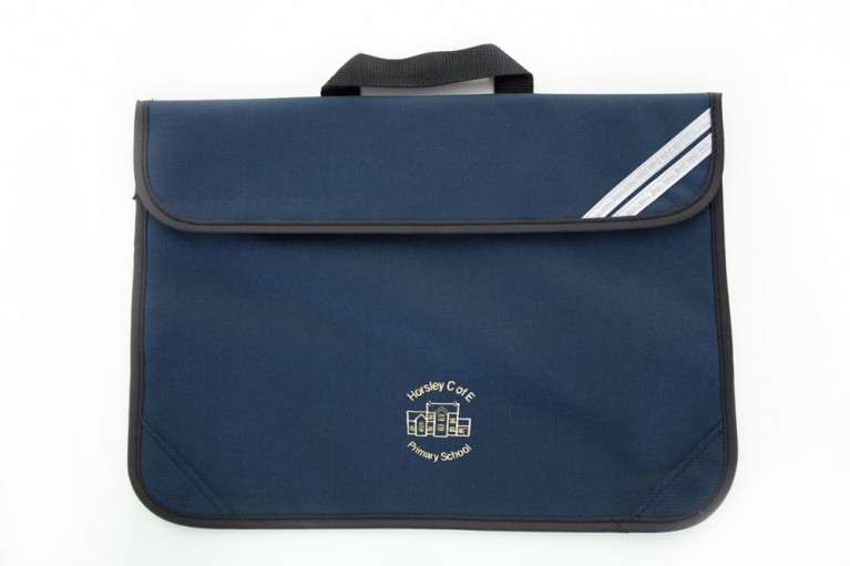Navy Short Handle Bookbag