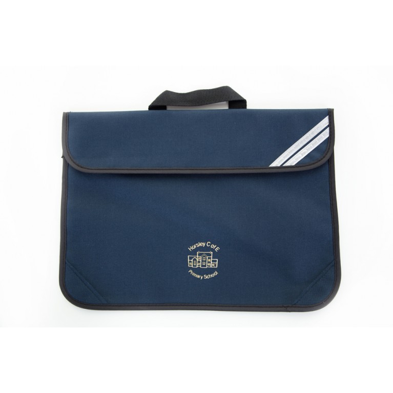 Navy Short Handle Bookbag