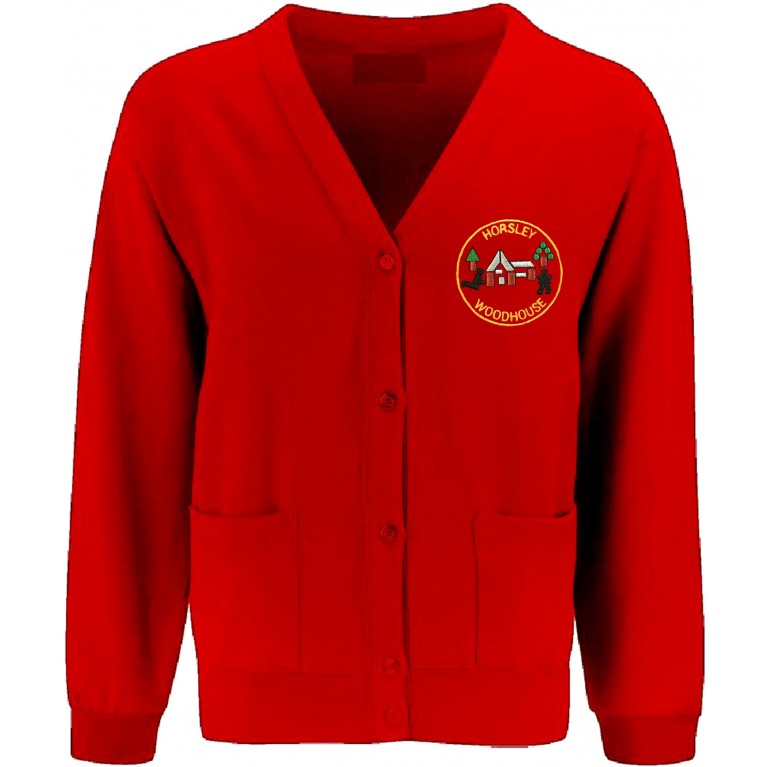 Red 70/30 Cardigan 
