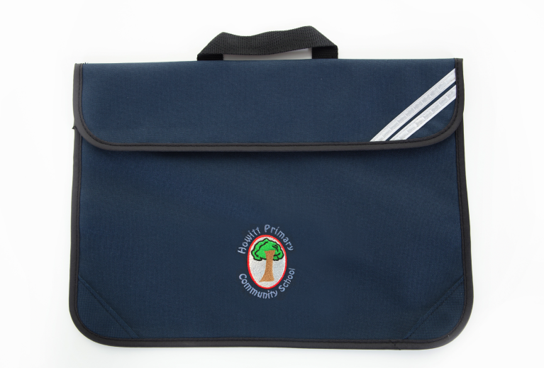 Navy Short Handle Bookbag