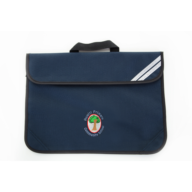 Navy Short Handle Bookbag