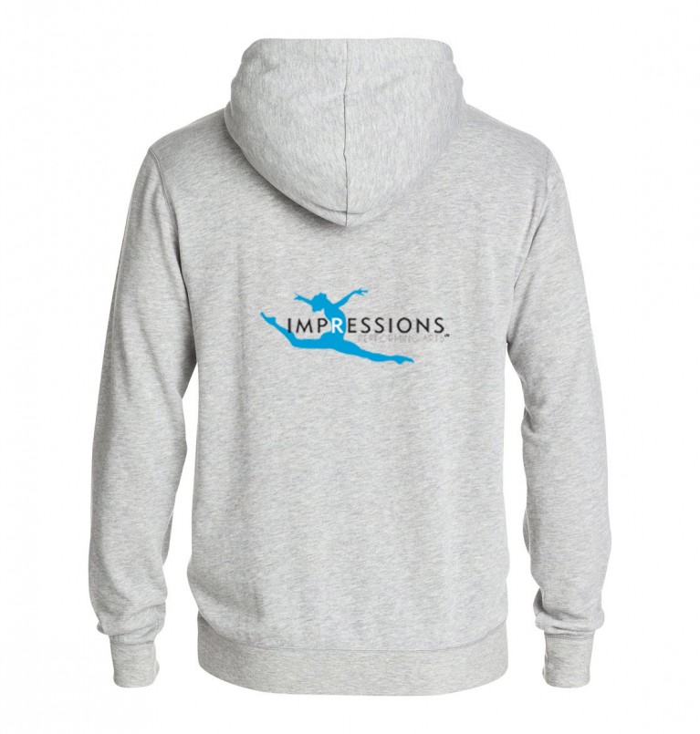 Grey Zip Hoodie