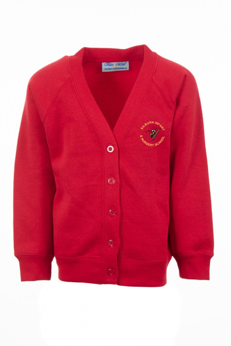 Red 70/30 Cardigan 
