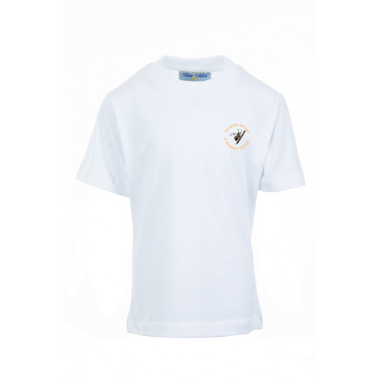 White P.E T-shirt