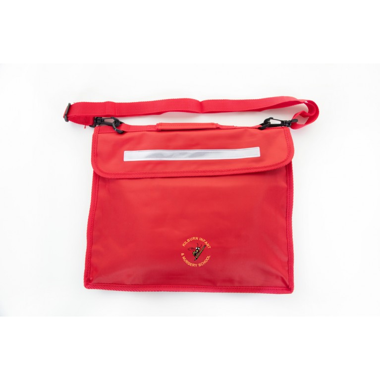 Red Long Handle Bookbag