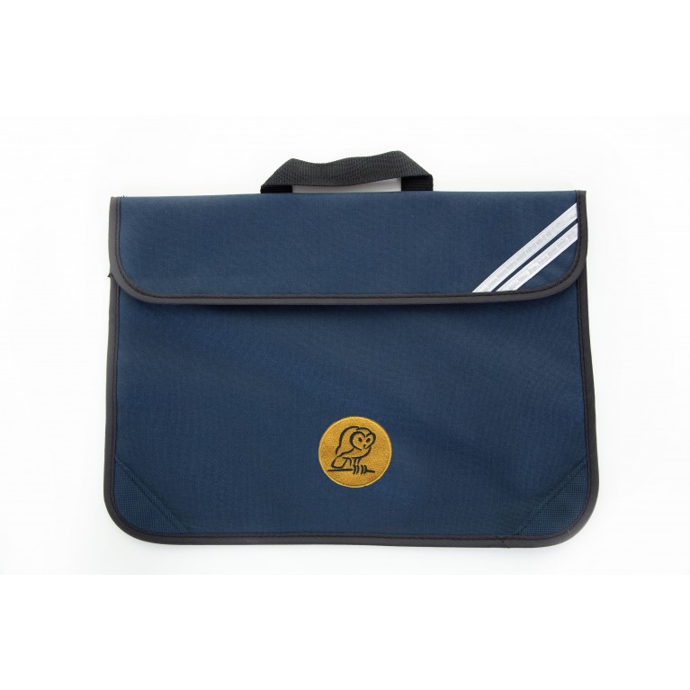 Navy Short Handle Bookbag
