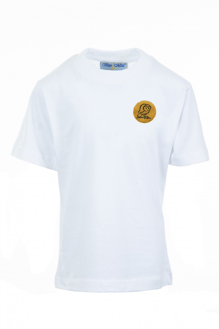 White P.E T-shirt