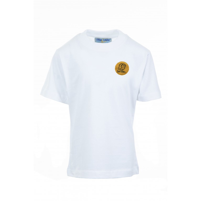 White P.E T-shirt