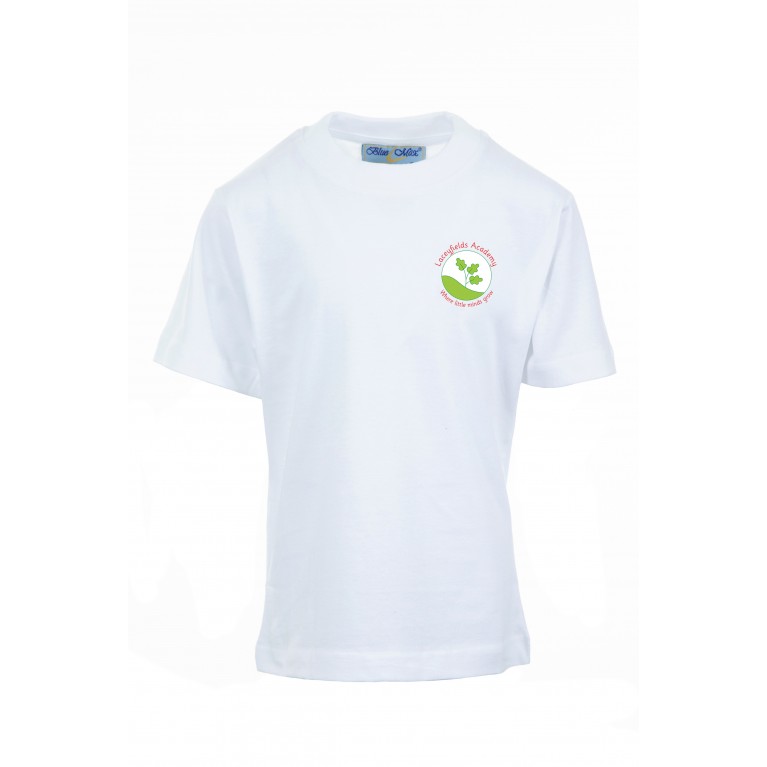 White P.E T-shirt 