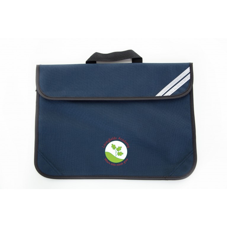Navy Short Handle Bookbag