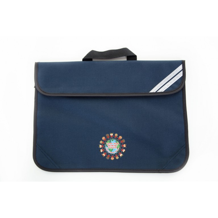 Navy Short Handle Bookbag