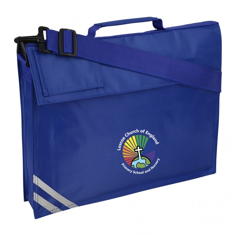 Blue Long Handle Bookbag