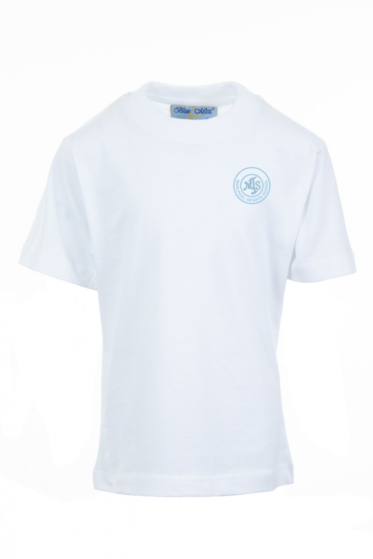 White P.E T-shirt
