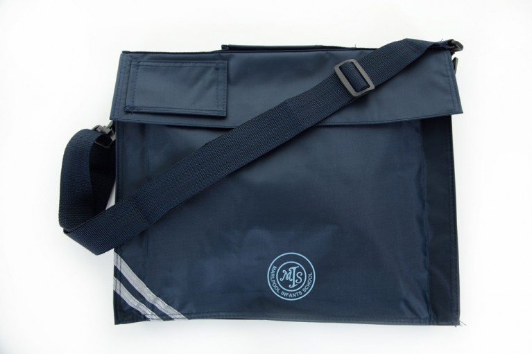 Navy Long Handle Bookbag