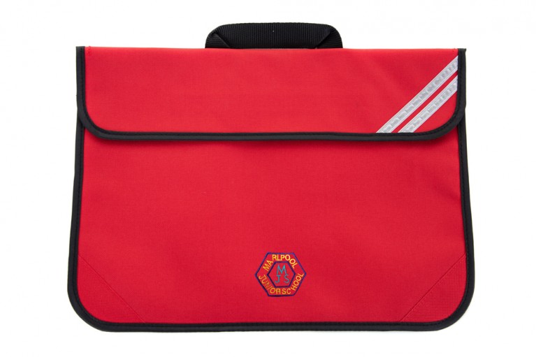 Red Short Handle Bookbag