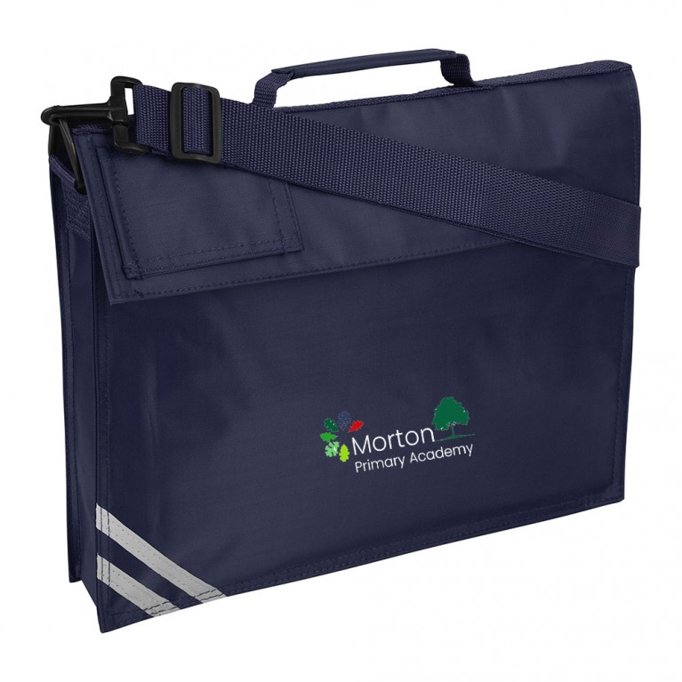 Navy Long Handle Bookbag