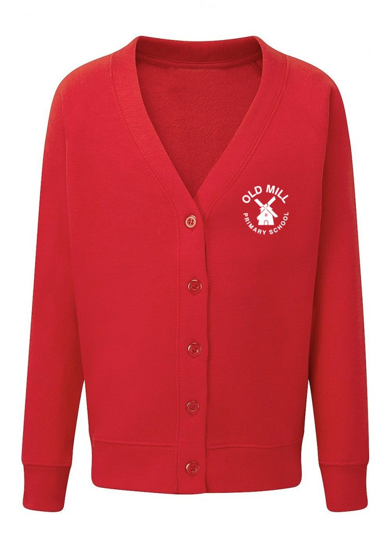Red 70/30 Cardigan