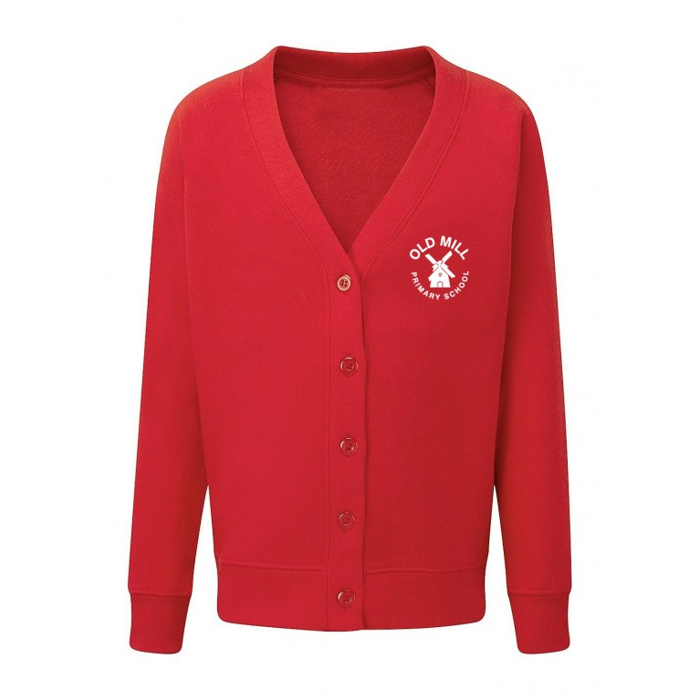 Red 70/30 Cardigan