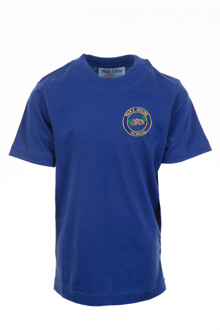 PHP Blue P.E T-shirt - with logo
