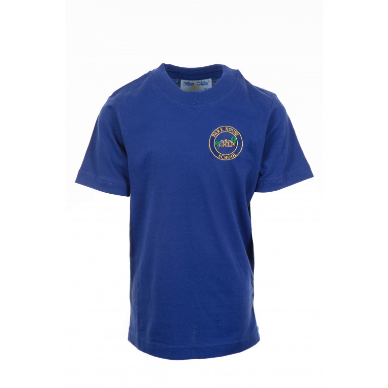 PHP Blue P.E T-shirt - with logo