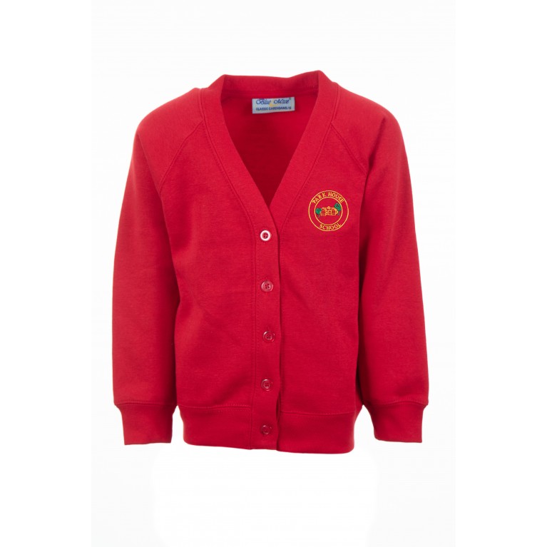 Red 70/30 Cardigan 