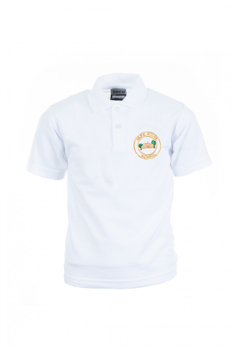 PHP White Heavyweight Polo Shirt 